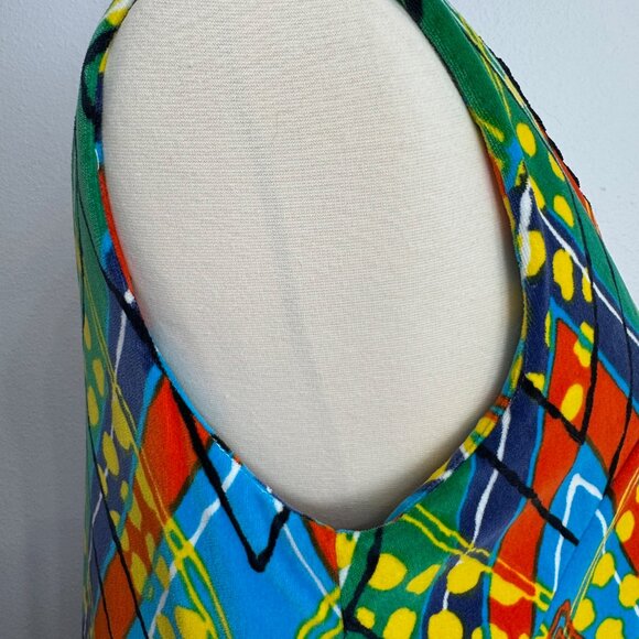 Lovely 1960's "The Lilly" Lilly Pulitzer Velvet Maxi Dress HTF Vintage Sz 16 XL - Picture 15 of 16